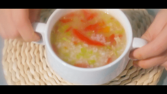 青菜瘦肉粥的制作方法（做法简单营养暖胃）(1)