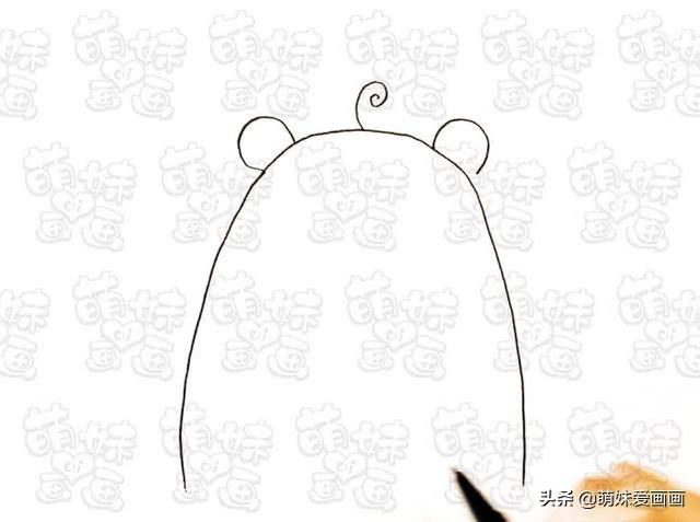 如何画简单的漫画小熊（零基础也可以画的可爱小熊简笔画）(1)