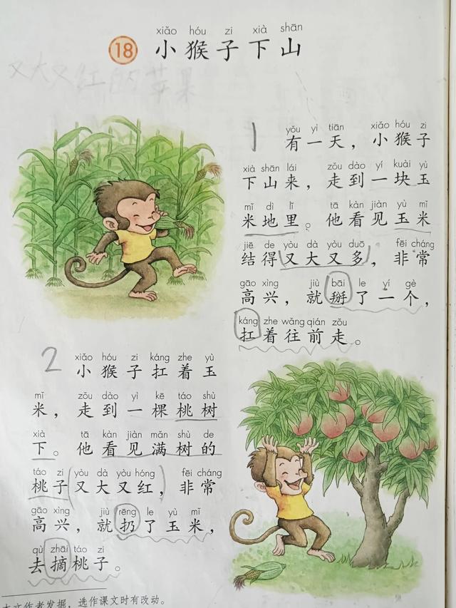 小猴子下山的故事简文（很喜欢的一篇文章）(1)
