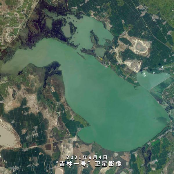 查干湖景区详解（跟卫星一起看生态美景）(1)